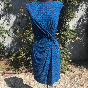 Ralph Lauren sleeveless patterned dress.